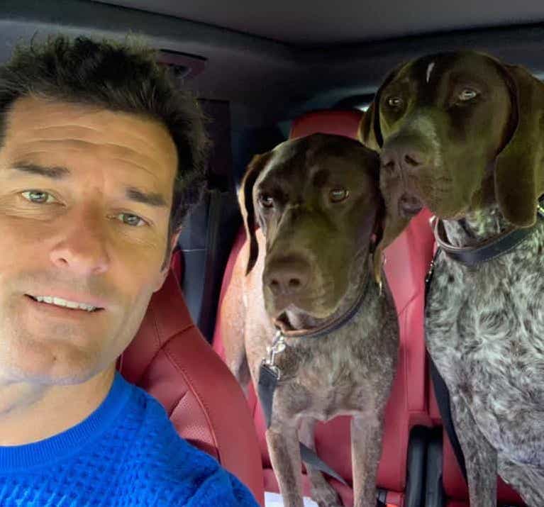 Sammy, Saxon and Mark Webber